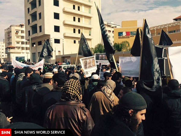 تظاهرات علني طرفداران داعش در غزه+گزارش تصويري